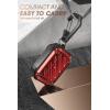 imageSUPCASE Unicorn Beetle Pro Series Case Designed for Airpods Pro FullBody Rugged Protective Case with Carabiner for Apple Airpods Pro BlackRed