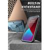 imageSUPCASE Unicorn Beetle Pro Series Case for iPhone 12 Mini 2020 Release 54 Inch Builtin Screen Protector FullBody Rugged Holster Case BlackCerulean