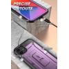 imageSUPCASE Unicorn Beetle Pro Series Case for iPhone 12 Mini 2020 Release 54 Inch Builtin Screen Protector FullBody Rugged Holster Case BlackViolte