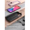 imageSUPCASE Unicorn Beetle Pro Series Case for iPhone 12 Mini 2020 Release 54 Inch Builtin Screen Protector FullBody Rugged Holster Case BlackViolte