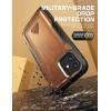imageSUPCASE Unicorn Beetle Royal Series Case Designed for iPhone 12  iPhone 12 Pro 2020 Release 61 Inch Builtin Screen Protector FullBody Rugged Case Brown