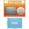 imageSUPCASE Unicorn Beetle Series Designed for MacBook Air 13 inch 20202018 Release A2179  A1932Not for M1 Version Slim Rubberized TPU Bumper Cover with Touch Bar and Touch ID Black