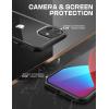 imageSUPCASE Unicorn Beetle Style Series Case Designed for iPhone 12 Mini 2020 Release 54 Inch  Premium Hybrid Protective Clear Case BlackBlack