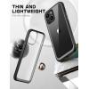 imageSUPCASE Unicorn Beetle Style Series Case for iPhone 14  iPhone 13 Premium Hybrid Protective Slim Clear Case AzureBlack