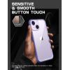 imageSUPCASE Unicorn Beetle Style Series Case for iPhone 14  iPhone 13 Premium Hybrid Protective Slim Clear Case AzureMauve