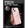 imageSUPCASE Unicorn Beetle Style Series Case for iPhone 14  iPhone 13 Premium Hybrid Protective Slim Clear Case AzurePeach