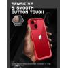 imageSUPCASE Unicorn Beetle Style Series Case for iPhone 14  iPhone 13 Premium Hybrid Protective Slim Clear Case AzureRed