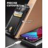 imageSUPCASE Unicorn Beetle Vault Series Case Designed for iPhone 12  iPhone 12 Pro 2020 Release 61 Inch Slim Protective Wallet Case with Builtin Card Holder Black