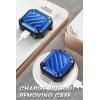 imageSUPCASE for AirPods 3rd Generation Case with Carabiner Supports Wireless Charging AntiScratch FullBody Rugged Shock Resistant Shockproof Hard Shell Protective Case for AirPods 3 2021 BlueBlue