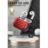 imageSUPCASE for AirPods 3rd Generation Case with Carabiner Supports Wireless Charging AntiScratch FullBody Rugged Shock Resistant Shockproof Hard Shell Protective Case for AirPods 3 2021 BlueRed