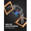 imageSUPCASE for Apple Watch 9876SE54 4544mm Case with Band Unicorn Beetle Pro AntiScratch Bumper Protector Rugged Men Cover with Adjustable Strap Band for iWatch 9876SE54 FrostBlakClear