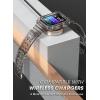 imageSUPCASE for Apple Watch 9876SE54 4544mm Case with Band Unicorn Beetle Pro AntiScratch Bumper Protector Rugged Men Cover with Adjustable Strap Band for iWatch 9876SE54 FrostBlakClear