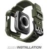 imageSUPCASE for Apple Watch 9876SE54 4544mm Case with Band Unicorn Beetle Pro AntiScratch Bumper Protector Rugged Men Cover with Adjustable Strap Band for iWatch 9876SE54 FrostBlakDarkgreen