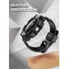 imageSUPCASE for Google Pixel Watch 41mm Case with Band Unicorn Beetle Pro MilitaryGrade Protection AntiScratch Rugged Men Cover with Adjustable Strap Band for Pixel Watch 321 41mm Black