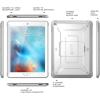 imageSUPCASE for iPad 97 Inch Case 6th5th Generation Unicorn Beetle Pro Builtin Screen Protector ampamp Stand Heavy Duty Full Body Shockproof Rugged Protective Case for iPad 97quot 20182017 BlackWhite