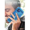 imageSUPCASE for iPhone 12 Case  iPhone 12 Pro Case with Screen Protector Unicorn Beetle Pro Builtin Stand ampamp BeltClip FullBody Rugged Protective Phone Case for iPhone 12  12 Pro 61quot BlackClear Blue