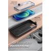 imageSUPCASE for iPhone 13 Case with Stand ampamp BeltClip Unicorn Beetle Pro Builtin Screen Protector MilitaryGrade Drop Protection Heavy Duty Rugged Kickstand Phone Case for iPhone 13 CeruleanBlue
