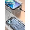 imageSUPCASE for iPhone 13 Case with Stand ampamp BeltClip Unicorn Beetle Pro Builtin Screen Protector MilitaryGrade Drop Protection Heavy Duty Rugged Kickstand Phone Case for iPhone 13 CeruleanBlue