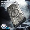 imageSUPCASE for iPhone 16e15 Case with Stand Unicorn Beetle Mag XT Compatible with MagSafe Builtin Camera Cover Stand Heavy Duty Magnetic Phone Case for iPhone 14iPhone 13 BlackTiGray