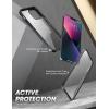 imageSupCase 360 Degree Case for iPhone 13 Pro 61 Inch Hard Plastic Mobile Phone Case Bumper Case Shockproof Protective Cover Edge Pro with Screen Protector 2021 Editionblack