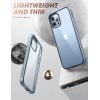 imageSupCase 360 Degree Case for iPhone 13 Pro 61 Inch Hard Plastic Mobile Phone Case Bumper Case Shockproof Protective Cover Edge Pro with Screen Protector 2021 EditionCerulean