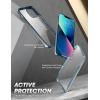 imageSupCase 360 Degree Case for iPhone 13 Pro 61 Inch Hard Plastic Mobile Phone Case Bumper Case Shockproof Protective Cover Edge Pro with Screen Protector 2021 EditionCerulean