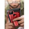 imageSupCase Unicorn Beetle Pro Series Case for Google Pixel 5 2020 Release FullBody Rugged Holster Case with Builtin Screen Protector BlackMetallic Red