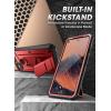 imageSupCase Unicorn Beetle Pro Series Case for Google Pixel 5 2020 Release FullBody Rugged Holster Case with Builtin Screen Protector BlackMetallic Red