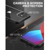 imageSupCase Unicorn Beetle Style Series Case Designed for iPhone 12 2020  iPhone 12 Pro 2020 61 Inch Premium Hybrid Protective Clear Case BlackBlack