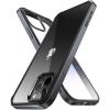imageSUPCASE Unicorn Beetle Edge Series Case Designed for iPhone 12 Pro Max 2020 Release 67 Inch Slim Frame Case with TPU Inner Bumper ampamp Transparent Back Black