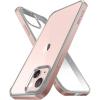 imageSUPCASE Unicorn Beetle Edge Series Case for iPhone 13 2021 Release 61 Inch Slim Frame Clear Case with TPU Inner Bumper ampamp Transparent Back BlackPeach