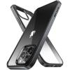 imageSUPCASE Unicorn Beetle Edge Series Case for iPhone 13 Pro 2021 Release 61 Inch Slim Frame Clear Case with TPU Inner Bumper ampamp Transparent Back CeruleanBlack