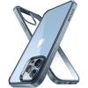 imageSUPCASE Unicorn Beetle Edge Series Case for iPhone 13 Pro 2021 Release 61 Inch Slim Frame Clear Case with TPU Inner Bumper ampamp Transparent Back CeruleanCerulean