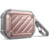 imageSUPCASE Unicorn Beetle Pro Series Case Designed for Airpods Pro FullBody Rugged Protective Case with Carabiner for Apple Airpods Pro BlackRosegold