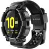 imageSUPCASE Unicorn Beetle Pro Series Case for Galaxy Watch Active 2Galaxy Watch Active 40mm Rugged Protective Case with Strap Bands for Galaxy Watch ActiveActive 2 40mm 2019 ReleaseBlack