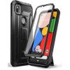 imageSUPCASE Unicorn Beetle Pro Series Case for Google Pixel 4A 2020 Release FullBody Rugged Holster Case with Builtin Screen Protector BlackBlack