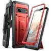 imageSUPCASE Unicorn Beetle Pro Series Case for Google Pixel 7 2022 Release FullBody Rugged BeltClip ampamp Kickstand Case with Builtin Screen Protector GuldanRed