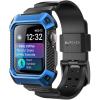 imageSUPCASE for Apple Watch 9876SE54 4544mm Case with Band Unicorn Beetle Pro AntiScratch Bumper Protector Rugged Men Cover with Adjustable Strap Band for iWatch 9876SE54 FrostBlakBlue