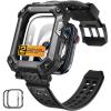 imageSUPCASE for Apple Watch Series 9 45mm Band with Case Unicorn Beetle Pro Builtin Tempered Glass Screen Protector Rugged Protective Men Cover with Adjustable Strap Band for iWatch 987 RuddyCalx