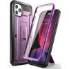 imageSUPCASE for iPhone 11 Pro Max Case with Screen Protector Unicorn Beetle Pro Builtin Stand ampamp Belt Clip Heavy Duty FullBody Shockproof Protective Phone Case for iPhone 11 Pro Max 65quot BlackPurple