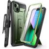 imageSUPCASE for iPhone 13 Case with Stand ampamp BeltClip Unicorn Beetle Pro Builtin Screen Protector MilitaryGrade Drop Protection Heavy Duty Rugged Kickstand Phone Case for iPhone 13 CeruleanGreen