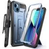 imageSUPCASE for iPhone 13 Case with Stand ampamp BeltClip Unicorn Beetle Pro Builtin Screen Protector MilitaryGrade Drop Protection Heavy Duty Rugged Kickstand Phone Case for iPhone 13 CeruleanBlue