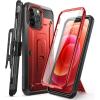 imageSUPCASE for iPhone 13 Pro Case with Stand ampamp BeltClip Unicorn Beetle Pro Builtin Screen Protector MilitaryGrade Protection Heavy Duty Rugged Kickstand Phone Case BlackRed