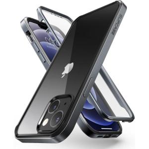 imageSUPCASE UB Edge Pro Series Case for iPhone 13 2021 Release 61 Inch Slim Frame Clear Protective Case with Builtin Screen Protector BlackBlack