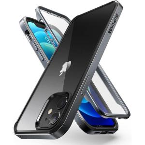 imageSUPCASE Unicorn Beetle Edge Pro Series Case for iPhone 12 2020 Release 61 Inch Slim Frame Clear Case with Transparent Back ampamp Builtin Screen Protector Black