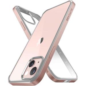 imageSUPCASE Unicorn Beetle Edge Series Case for iPhone 13 2021 Release 61 Inch Slim Frame Clear Case with TPU Inner Bumper ampamp Transparent Back BlackPeach