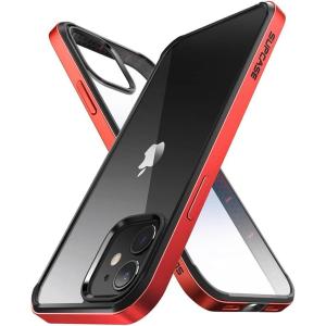 imageSUPCASE Unicorn Beetle Edge Series Slim Metal Frame Case with TPU Inner Bumper for 61Inch iPhone 1212 Pro 2020 Metallic RedRed