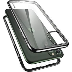 imageSUPCASE Unicorn Beetle Electro Series Designed for Apple iPhone 11 Pro 2019 58 inch Case Metallic Electroplated Edges Slim FullBody Protective Case with Builtin Screen Protector Black