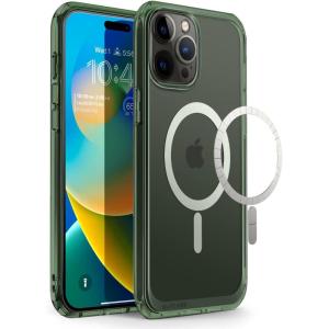 imageSUPCASE Unicorn Beetle Mag Series Case for iPhone 13 Pro 2021 Release 61 Inch Premium Hybrid Protective Clear Case Compatible with MagSafe AzureFrostGreen