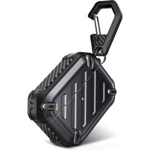 imageSUPCASE Unicorn Beetle Pro Series Case Designed for Airpods Pro 202320222019 FullBody Rugged Protective Case with Carabiner for AirPods Pro 2nd Generation  1st Generation DarkGreenblack